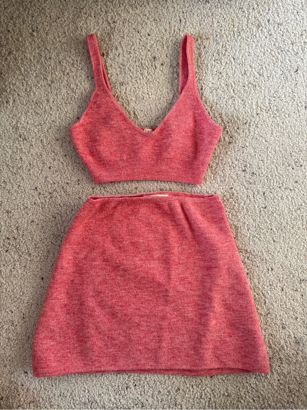 Elce Swim Knit bralette and skirt set - size S